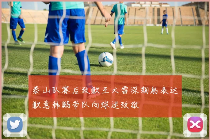泰山队赛后致歉王大雷深鞠躬表达歉意韩鹏带队向球迷致敬
